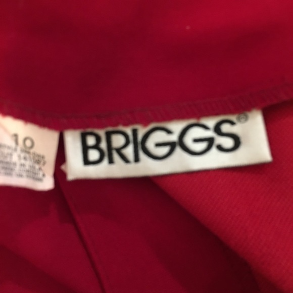 Briggs Top Skirt Set sz 8 Red in Color maxi skirt - Picture 7 of 8